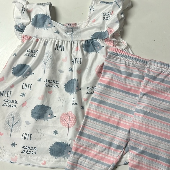 Pete & Lucy Hedgehog Cherry Blossom Outfits size 2 - Picture 5 of 6